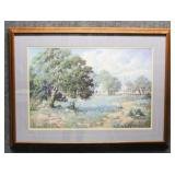 Texas Hill Country Print Signed Peggy Byars
