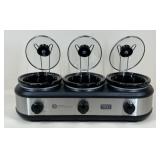 Tru 3 1.5 Qt Slow Cooker Buffet Server