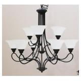 Tiered 9 Light Chandelier