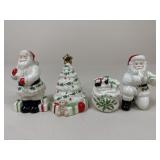 Lenox Christmas Salt & Pepper Shakers / 2 Sets