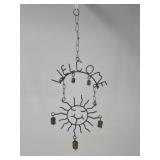 Metal "Welcome" Wind Chime