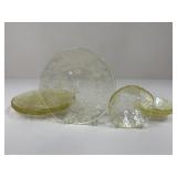 Pressed Depression Glass Plates & Bowls