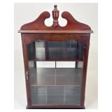 Vintage Wooden Curio Cabinet