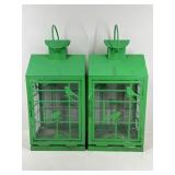 Pair of Metal Lanterns