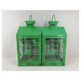 Pair of Metal Lanterns