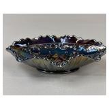 Fenton Carnival Glass Poppy Bowl