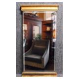 Beveled Mirror w/ Gold Tone Frame