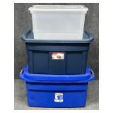 Sterilite & Rubbermaid Storage Containers / 3 pc