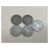 V Nickels / 5 Coins