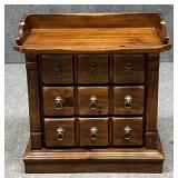 Wood Nightstand w/ 3 Drawers