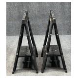 Pair of Blue Hawk Saw Horses