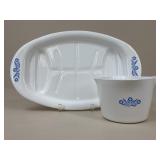 CorningWare Platter & Measuring Bowl/Saucemaker