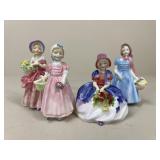 Royal Doulton Figurines / 4 pc