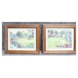 Art Sarnoff Golf Prints 2/PC