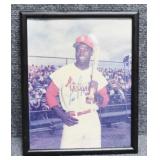 MLB "Lou Brock" Autographed Photograph