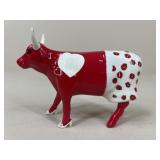 Ceramic Cow Parade Figurine "Moocho Amor"
