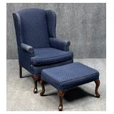 Wingback Chair w / Ottoman