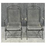 Pair of Metal Patio Rockers