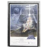 Framed "Star Wars" Movie Poster