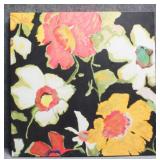 Enhanced Floral Print on Canvas by Dominique