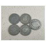 V Nickels / 5 Coins