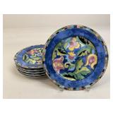 PTS International Stoneware Plates / 6 pc