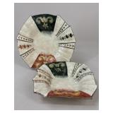 Gubbio Ceramic Serving Plate & Bowl