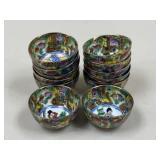 Mini Porcelain Dipping Bowls/ 12