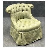 Baker Furniture Tufted Vanity Chair