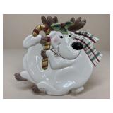 Fitz & Floyd Canapï¿½ Plate "Plaid Christmas"