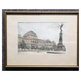 Has Schindler Etching on Silk