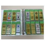 Vintage Foil Finish Matchbook Covers / 116 pc