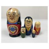 Russian PoliticalLeader Nesting Dolls