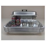 Chafing Dish w/ Disposable Inserts + / 17 pc