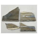 Picture Jasper Pieces / 4 pc