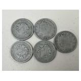 V Nickels/ 5 pc