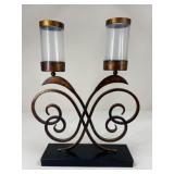 Double Hurricane Candle Holder