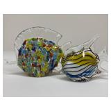 Art Glass Fish / 2 pc