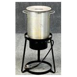 Propane Burner w / Stand, Regulator & Pot