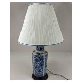 Blue & White Lamp