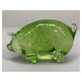 Art Glass Pig