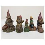 Vintage Tom Clark Gnome Figures / 5 pc