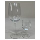 Wine & Cordial Glasses / 19 pc