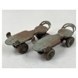 Vintage Metal Roller Skates