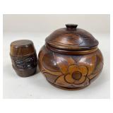 Carved Wood Containers