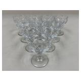Crystal Champagne Glasses/ 10 pc