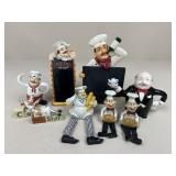 Chef Kitchen Decor/ 9 pc