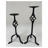 Pair of Metal Candle Holders