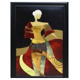 Art Nouveau Figural Print