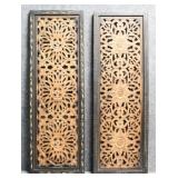 Carved Wall Panels 2/PC